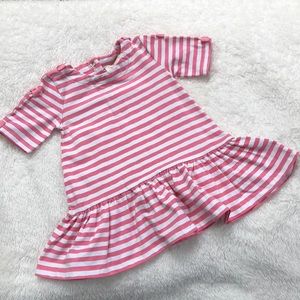Kate Spade sweet pink and white stripe dress